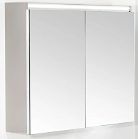 Зеркальный шкаф Armadi Art Vallessi 100 кашемир матовый с подстветкой 546-C