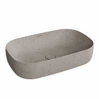 Kerama Marazzi MA.wb.65/STG Magica Раковина накладная 65х41 см, серый камень