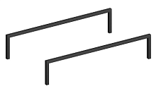 Kerama Marazzi ATlg.80/ML Atollo Ножка низкая металлическая, черная матовая