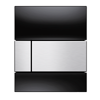 TECE 9242806 TECEsquare Urinal, Кнопка смыва, черная/клавиша нержавеющая сталь