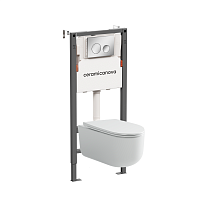 Ceramica Nova  CN4006_121001CH Комплект: Унитаз, Инсталляция, Кнопка смыва