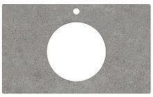 Kerama Marazzi PL5.DL500920R/80 Plaza Столешница для накладных раковин, 80 см, Фондамента/серый камень