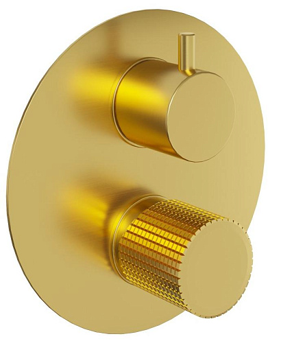 Paini 7GPJ6911 Cox grip Смеситель для ванны, встраиваемый, брашированное золото PVD (PJ)