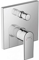 Hansgrohe 71468000 Vernis Shape Смеситель для ванны с душем, встраиваемый, хром