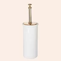 TW Harmony TWHA120oro 120, ёршик напольный в керамической колбе, цвет держателя: золото, купить  в интернет-магазине Сквирел