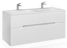 Jorno Mоl.01.122/P/W Modul Тумба под раковину, подвесная 120х45 см, белая