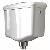 Kerasan 418201bi Waldorf Бачок для унитаза, для монтажа с низкой трубой (без трубы и механизма слива), белый