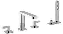 Webert LV730401015 Living Смеситель для ванны с душем, хром