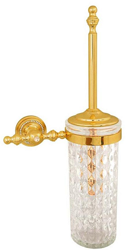 Boheme 10414 Imperiale Ершик для унитаза настенный, стекло, золото купить в интернет-магазине Сквирел