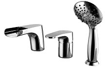 Lemark LM4345C Shift Смеситель на борт ванны, встраиваемый, хром
