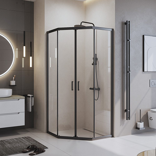BelBagno Uno UNO-195-P-2-90-C-Cr Душевой уголок BelBagno Uno UNO-195-P-2-90-C-Cr Душевой уголок