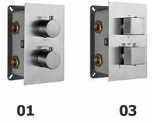 RGW 21140542-11 Shower Panels SP-42 Смеситель для душа встраиваемый, с термостатом, хром