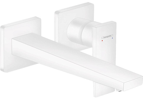 Hansgrohe 32526700 Metropol Смеситель для раковины из стены, матовый белый Hansgrohe 32526700 Metropol Смеситель для раковины из стены, матовый белый
