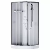 AM.PM W94C-401-090MT X-Joy, Душевая кабина 90x90 см, профиль матовый хром/стекло прозрачное