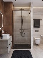 Cezares LUX LUX-B-FS-11-110-C-GM Душевая дверь в нишу