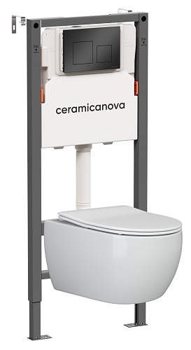 Ceramica Nova  CN3001_121002MB Комплект: Унитаз, Инсталляция, Кнопка смыва