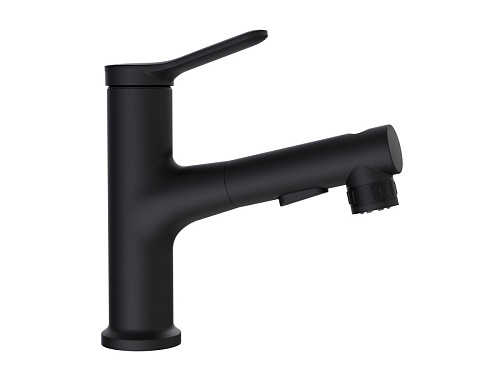 BelBagno BB-LVMD-NERO-W0 Смеситель для раковины, черный матовый BelBagno BB-LVMD-NERO-W0 Смеситель для раковины, черный матовый
