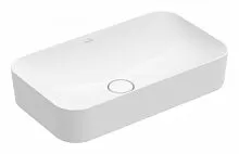 Villeroy & Boch 414361RW Finion Раковина на столешницу 60х35 см, камень белый (Stone White) CeramicPlus