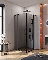 Cezares SLIDER-AH-2-90/100-100/110-GRIGIO-NERO  Душевой уголок