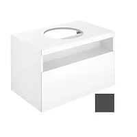 Keuco 32863970000 Stageline Тумба под умывальник 80х49 см, вулканит/вулканит купить  в интернет-магазине Сквирел