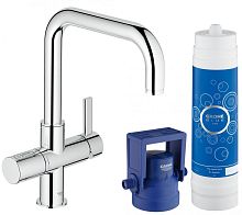 Grohe 31299001 Blue Pure Смеситель для мойки (фильтрация, U-излив), хром