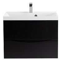BelBagno MARINO-700-2C-SO-NL-P База под раковину 70х45 см, подвесная, Nero Lucido (черный глянец)