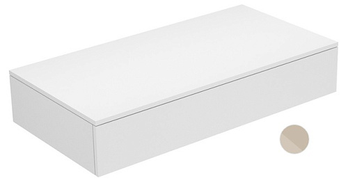 Keuco 31750180000 Edition 400 Тумба боковая 105х53.5 см, кашемир/стекло глянцевое кашемир купить недорого в интернет-магазине Сквирел