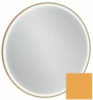 Jacob Delafon EB1289-S48 ODEON RIVE GAUCHE Зеркало 70 см, с подсветкой, рама императорский желтый сатин купить  в интернет-магазине Сквирел