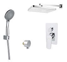 Aquatek AQ1072CR Вега Комплект для ванной Set 4 в 1 (AQ1046CR + AQ2081CR + AQ2454CR + AQ2010CR), хром