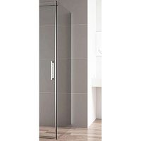 Cezares DUET SOFT-M-80-FIX-C-Cr Duet Soft Боковая панель хром, прозрачное стекло 80х195