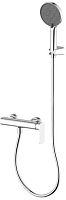 Aquame AQM6313CR Monza Смеситель для душа, с душевым набором, D120 мм, 3 режима, хром