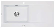 Deante ZCB_A113 Sabor Мойка кухонная керамическая 100х51 см, Bianco (белый матовый)