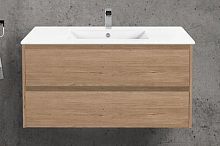 Vincea VMC-2G100NO Gio База под раковину, 100х46 см, подвесная, N.Oak (натуральный дуб)