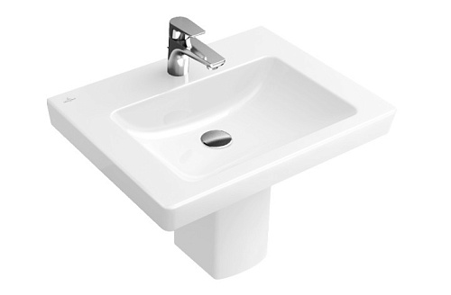 Villeroy & Boch 711356R2 Subway 2.0 Раковина подвесная 55х44 см, ярко-белый (Star White) CeramicPlus