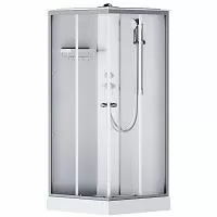 AM.PM W94C-403-090MT X-Joy Square, Душевая кабина 90x90 см, профиль матовый хром/стекло прозрачное