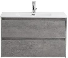 BelBagno KRAFT 39-800/390-2C-SO-CG База под раковину 80х39 см, подвесная, Cemento Grigio (цемент)
