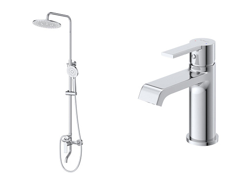 BelBagno Aurora AURORA-VSCM/LVM-CRM Комплект смесителей