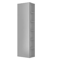 Keuco 32932290001 Plan Шкаф-пенал высокий 175х48 см, петли слева, инокс матовый/инокс матовый