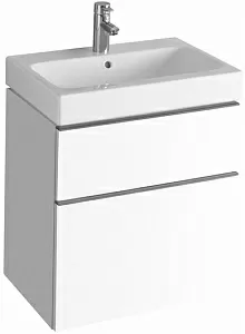 Geberit iCon 840360000 Шкафчик под раковину 595x620x477 мм, белый глянец, лак
