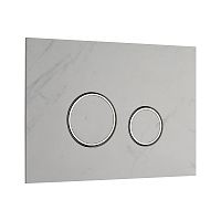 KKPol 350/PPK/423-00-03 Vitrum Grande V1 Orbis Смывная клавиша для инсталляции, Quartz, Statuarietto