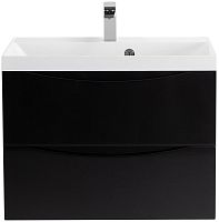 BelBagno MARINO-600-2C-SO-NL-P База под раковину 60х45 см, подвесная, Nero Lucido (черный глянец)