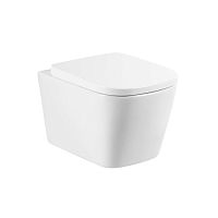 BelBagno BB120CHR Albano Чаша унитаза подвесного 37х49 см, безободкового, белая