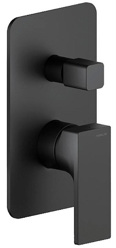 NOBILI SE124100BM SEVEN смеситель для ванны (внешняя часть), матовый черный