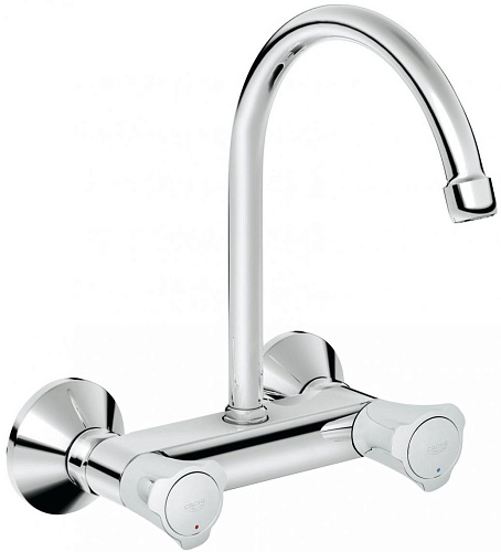 Grohe 31191001 Costa L Смеситель для мойки, с высоким изливом, хром