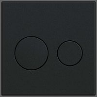 KKPol 350/PPC/072-00-00 Uni P01 Смывная клавиша для инсталляции, черный матовый