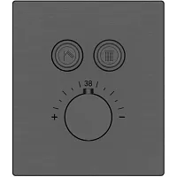 Vincea VSCV-321TGM Смеситель для душа, двухфункциональный, термостатический, вороненая сталь