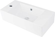 Deante CDY_6U2L Hiacynt New Раковина на столешницу 51х25 см, левая, белая