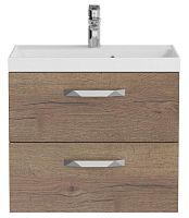 BelBagno AURORA-700-2C-SO-RT База под раковину 70х45 см, подвесная, Rovere Tabacco (дуб табачный)