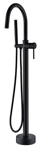 Смеситель напольный Boheme Uno BLACK 469-B