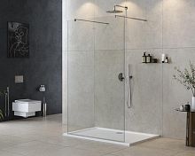 Cezares LIBERTA-L-2-110-C-Cr Душевая перегородка с возможностью двустороннего входа 1100x1950 мм